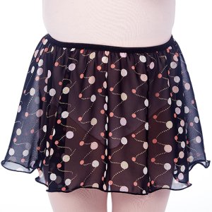 4333DD Girls Dots Pull On Skirt
