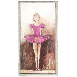 6421Pk Pink Ballerina Mini Canvas