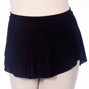 4470Bk Ladies Hi Low Skirt (Black)