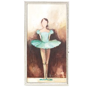 6421Mt Mint Ballerina Mini Canvas